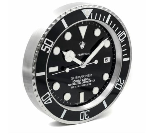 Submariner Black Wall Clock