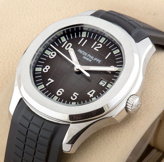Latest Collection Nautilus Fully Automatic Rubber Strap Watch