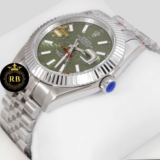 Latest Collection 41 Silver Green Dial Automatic Watch