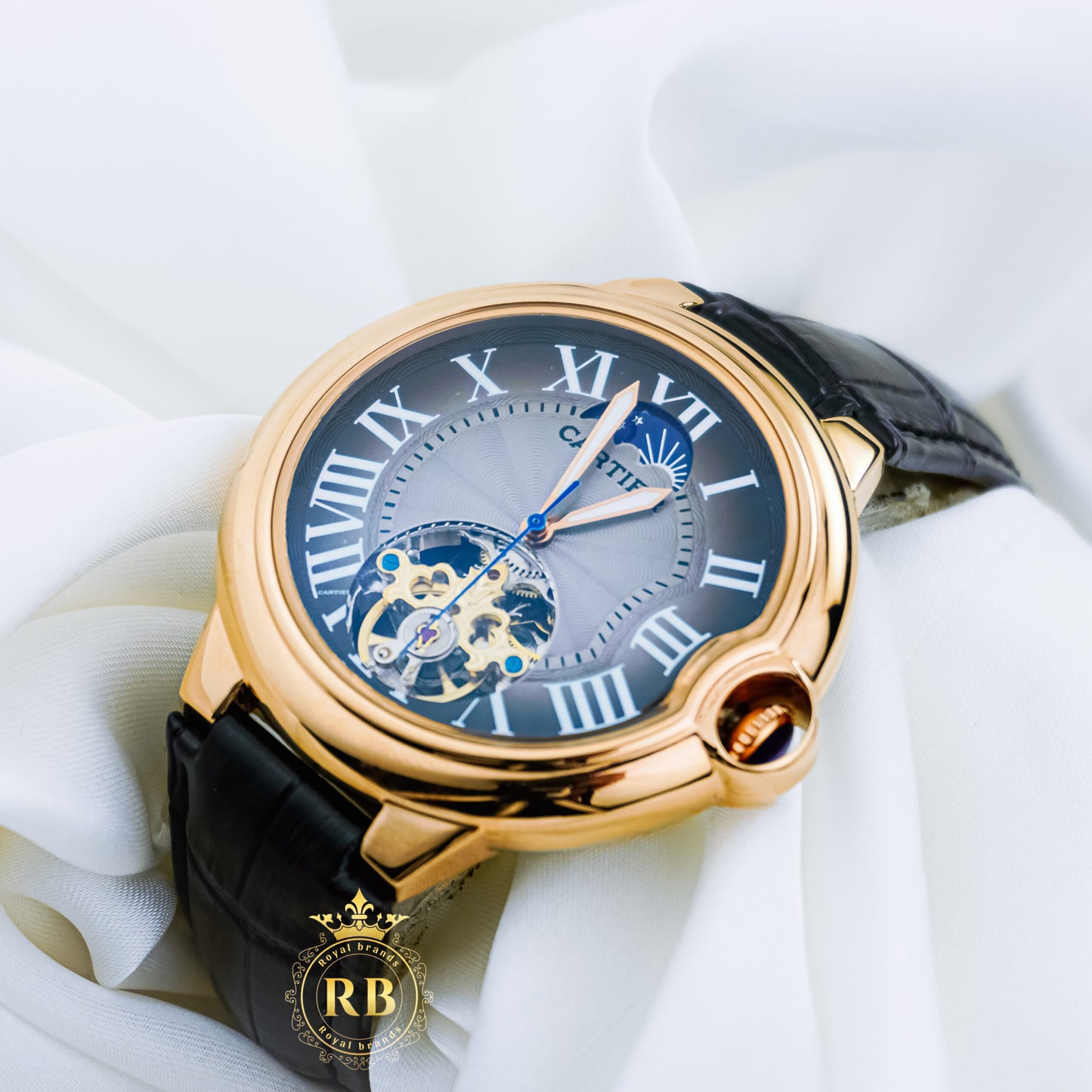 Latest Collection Gold Bezel & Pendulum Dial Watch