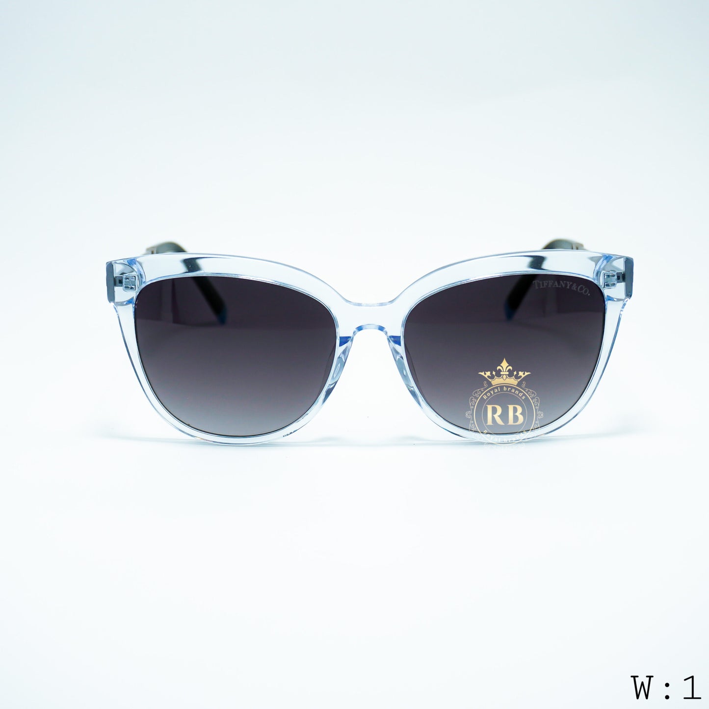 Tiffany Cat Eye Black Sunglasses W-1