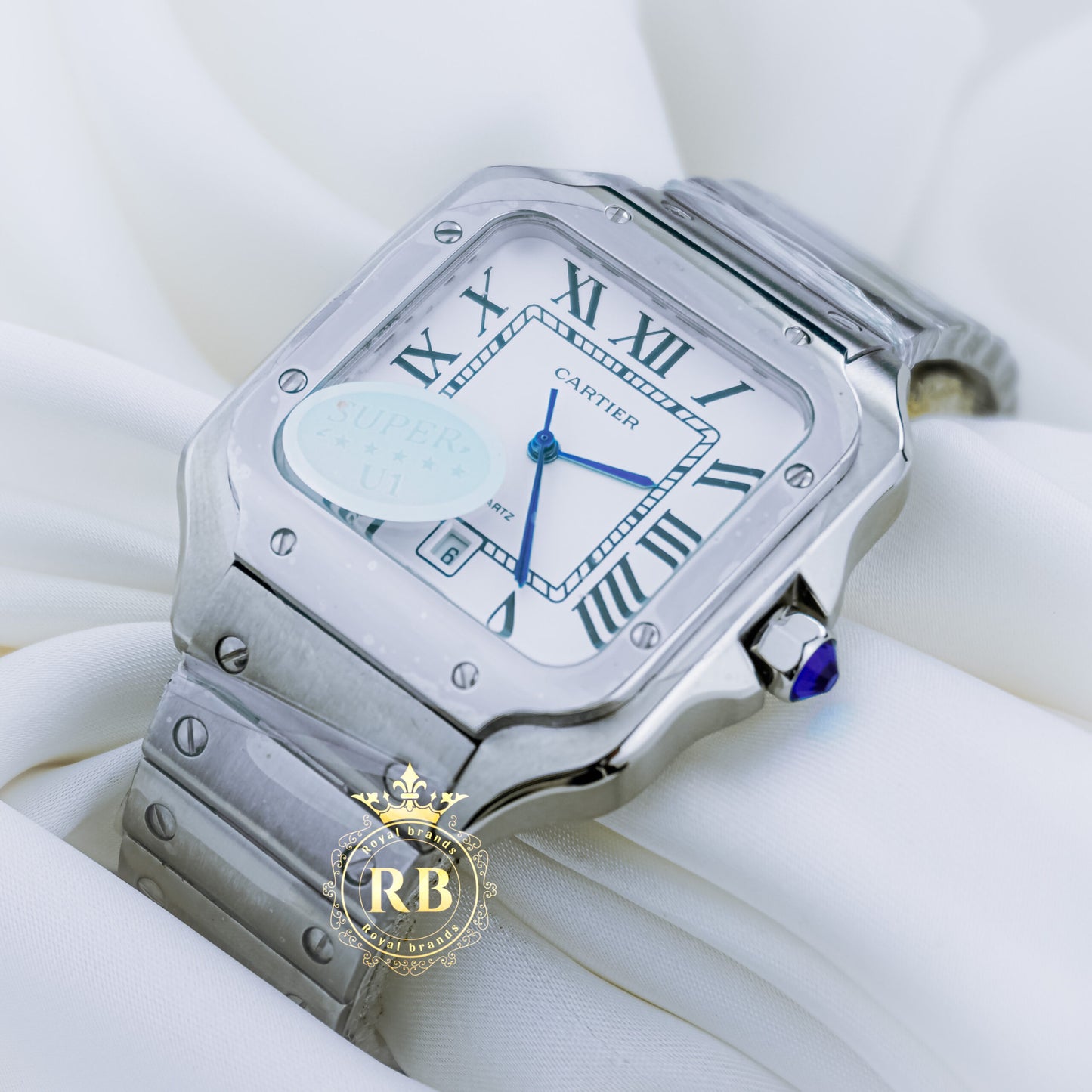 Latest Collection De Latest Silver With White Dial Automatic Watch