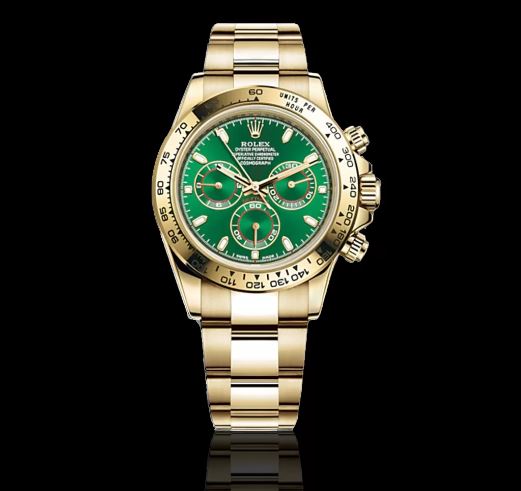 C0sm0graph Dayt0na Green Dial Watch