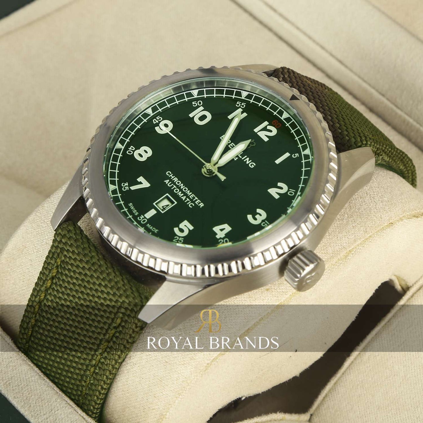 Latest Collection Green Strap With Green Dial Automatic Watch