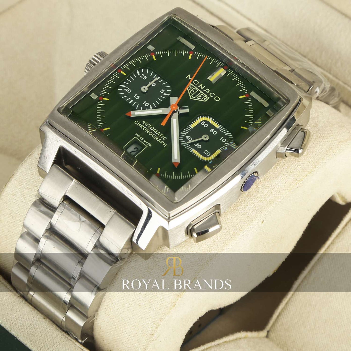 Latest collection Silver With Green Dial 1969-1979 Limited Edition Watch