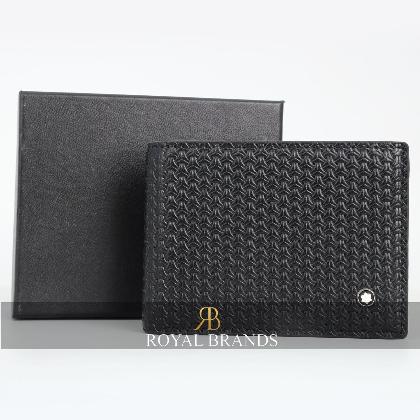 Latest Black Leather Bifold Wallet For Men ( 4B )