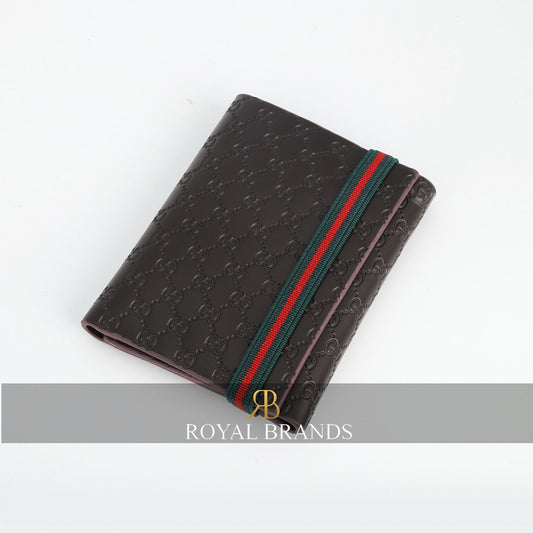 Latest Black Leather Bifold Wallet For Men ( 9B )