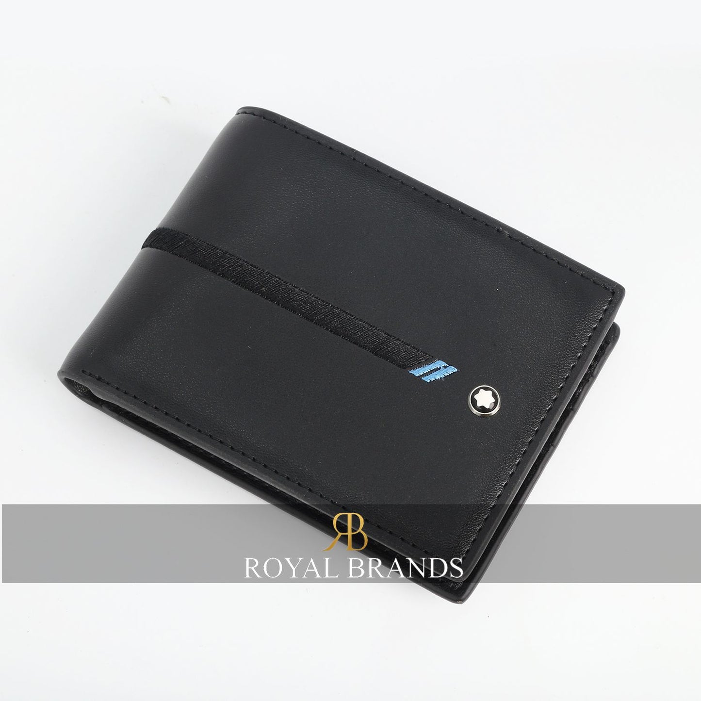 Latest Black Leather Bifold Wallet For Men ( 13B )