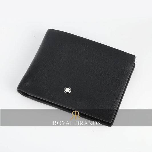 Latest Black Leather Bifold Wallet For Men ( 18B )
