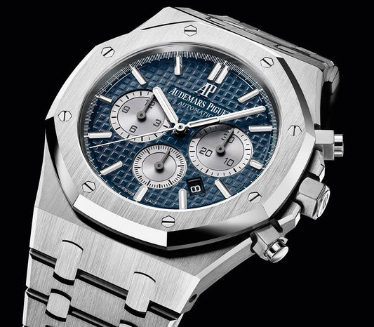 Latest Collection R0YAL OAK Blue CHRONOGRAPH Watch